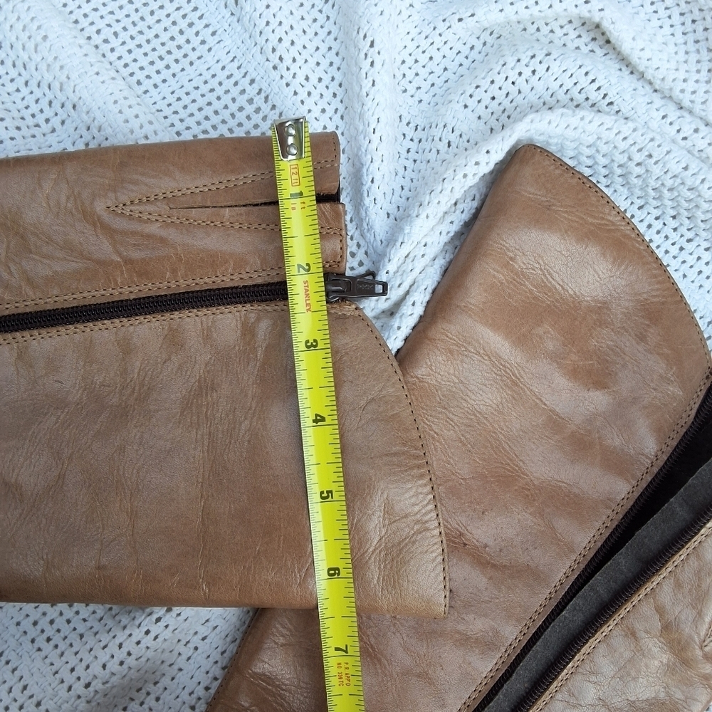 Eric Michael's Handcrafted leather boots 6.5- 7/37 - Picture 11 of 16